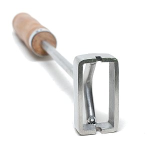 Marcador De Gado Em Inox Padrão Abcz Letra O