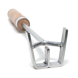Marcador De Gado Em Inox Padrão Abcz Letra W