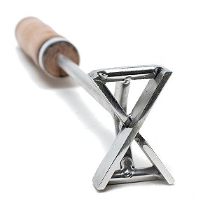 Marcador De Gado Em Inox Padrão Abcz Letra X
