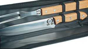 Kit Churrasco Garfo e Faca Personalizado