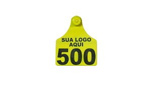 Kit 500 Brincos de Identificação Animal Personalizado