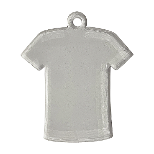CHAVEIIRO CAMISETA ACRILICO RETROVERSO PCT 2UN