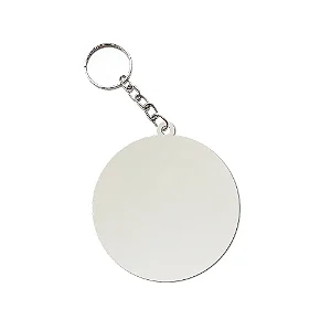 CHAVEIRO MDF DUPLA FACE REDONDO PCT 5 UNIDADES 3MM
