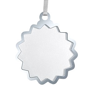 ENFEITE GUIRLANDA PRATA C/MDF SUBLIMAÇÃO 3MM