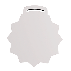 MEDALHA ESTRELADA MDF 6MM - 3 UNID