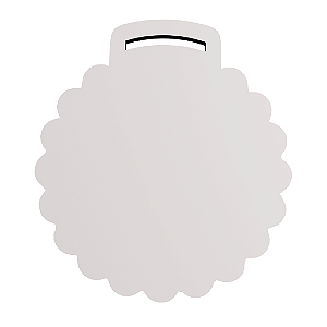 MEDALHA FLORAL MDF 6MM - 3 UNID