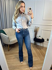 Calça Jeans Flare Aline
