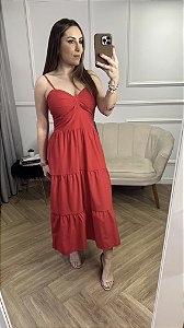 Vestido crepe liso Natali