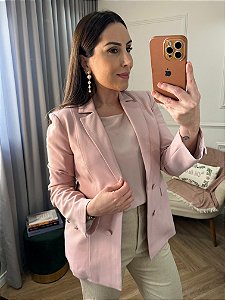 Blazer longo alfaiataria Milena