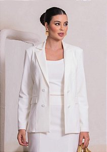 Blazer longo alfaiataria Milena