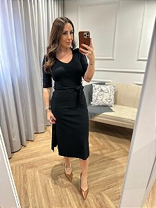 Vestido canelado Camila