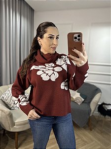 Blusa tricô modal estruturada