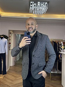 Blazer slim mescla