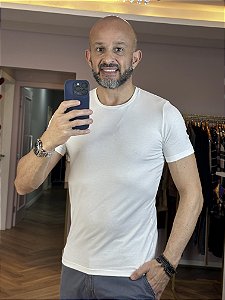 Camiseta masculina fio egípcio