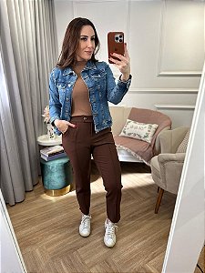Jaqueta jeans feminina