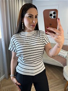 Blusa modal listrada Vanda