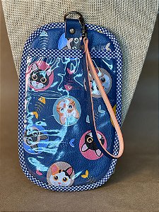 Bolsa porta celular com visor