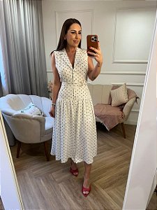 Vestido de poá Larissa