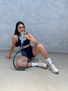 Conjunto shorts e top poliamida Valéria