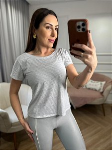 Blusa poliamida furinhos Paula