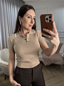 Blusa modal polo Ligia