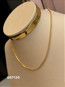 Chocker rivera dourado