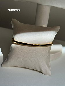 Bracelete liso dourado