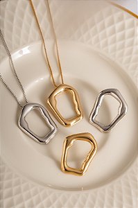 Conjunto vazado liso branco