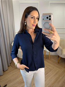 Camisa lisa 3/4 Iara