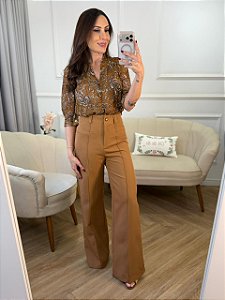 Blusa estampada Leandra