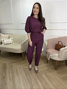 Calça alfaiataria cenoura Jasmim