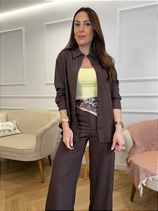Conjunto camisa e calça Renata