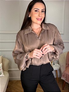 Blusa manga longa bufante Isabelle