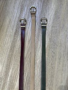 Cinto couro médio Lorenza