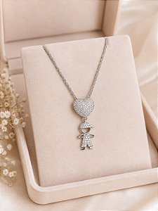 Colar cord baiano menino cravejado bran
