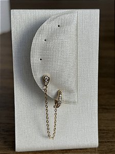 Brinco earline arg gota zir dou