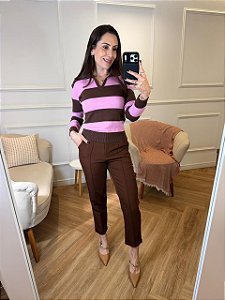 Blusa modal polo Marcela