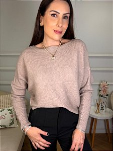 Blusa modal manga morcego Tania