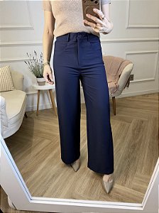 Calça alfaiataria pantalona Milão