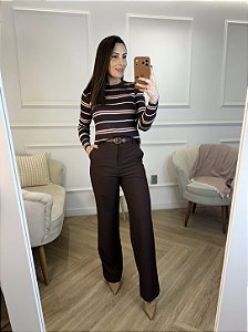 Blusa modal manga longa Suzana