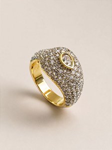 Anel Império de zircônias