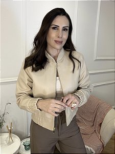 Jaqueta PU Bianca