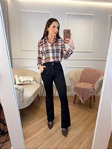 Camisa flanelada xadrez Antonieta