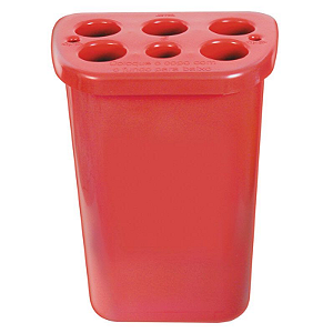 Lixeira Para Copos de Água e Café com 6 Tubos 50L - LE22