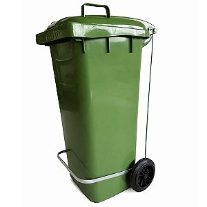 Carrinho Coletor de Lixo Com Pedal Frontal 120L - Y120