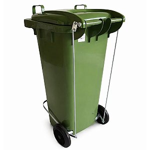 Carrinho Coletor de Lixo Com Pedal Frontal 120L - Y120