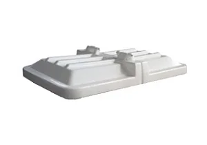 Tampa Bipartida Para Carro Cuba 400L - Bralimpia - CT40