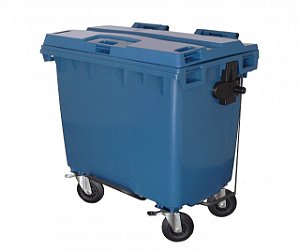 Contêiner de Lixo 660L Com Pedal e Amortecedor - JSN - C660p1
