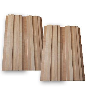 Kit 4 Painéis Difusor Acústico | Bidimensional | Modular | 120x42cm | PD/01
