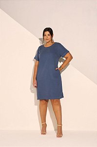 Vestido Curto em Liocel